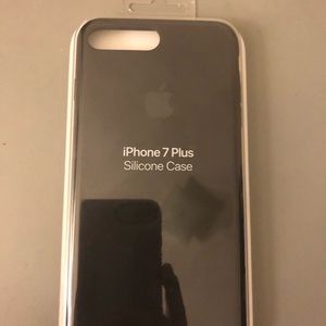 Apple iPhone 7/8 Plus black silicone case